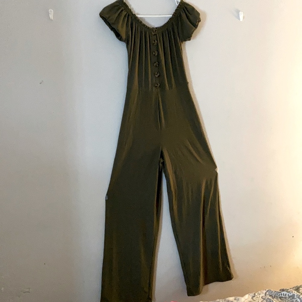 Dull Green Jumpsuit Size Small